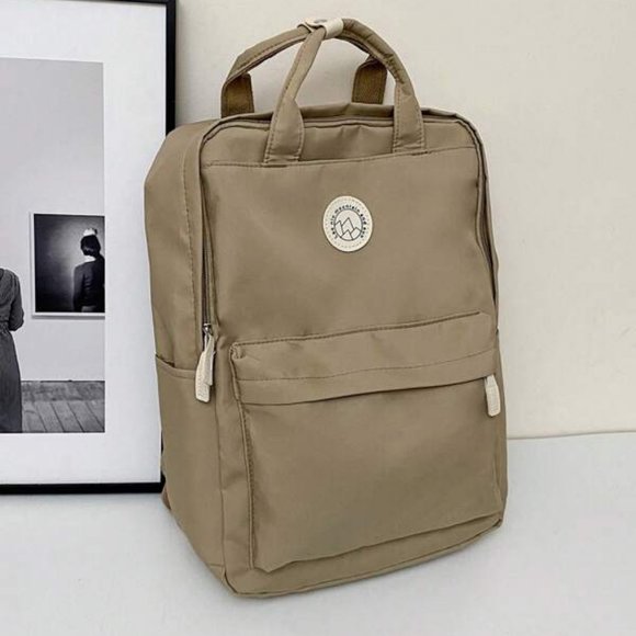 18L Waterproof Patch Decor Laptop Backpack main image 6